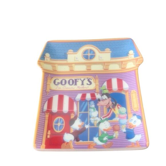 Vintage Disney Retired Goody’s Ice Cream Parlor Mickey’s Village House Plaque - Picture 2 of 6